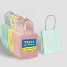 Sacos de presente XIAMUY Mini Pastel Paper 30 unidades 12x15x6cm com alças