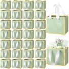 Sacos de presente Yeeqee Mini Metallic Foil 50 unidades com alças 10x12x6cm