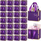 Sacos de presente Yeeqee Mini Metallic Foil com alças 10x12x6cm 50 unidades