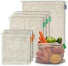 Sacos de produtos reutilizáveis Cottify Organic Cotton Mesh (pacote com 6)