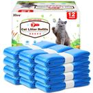 Sacos de recarga Cat Litter Xfire, pacote com 12, 100% Odor Lock Litter Sacos de recarga Cat Litter Xfire, pacote com 12, 100% Odor Lock Litter