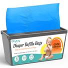 Sacos de recarga de baldes de fraldas Qltytoy compatíveis com Diaper Genie