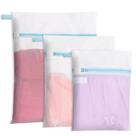 Sacos de roupa suja Polecasa Fine Mesh com zíper para roupas delicadas, pacote com 3