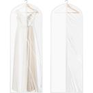 Sacos de roupas Simple Houseware Clear 165 cm com zíper, pacote com 2