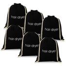 Sacos de secador de cabelo ERKXD 3 6 Pacote 8 para banheiro de viagem