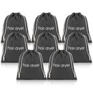 Sacos de secador de cabelo ERKXD 3 6 Pacote com 8 para banheiro de viagem (8 unidades)