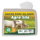 Sacos De Silagem BR 51x100 C/lacres Agro Silo - 50 Unid