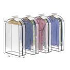 Sacos de vestuário Jollygleam Upgraded Thickened Clear, 4 pacotes