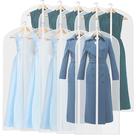 Sacos de vestuário Simple Houseware transparentes de 140 cm para ternos, pacote com 10