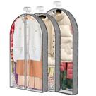 Sacos de vestuário ZYKOYA, 3 peças, 40 e 50 cm, PEVA, à prova de traças, respiráveis