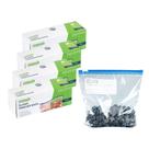 Sacos deslizantes para freezer, saco de utensílios de restaurante Tek 500 ml, 25 unidades