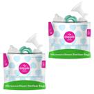 Sacos esterilizadores de microondas Dapple reutilizáveis 8 unidades x2