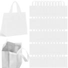 Sacos isolados para viagem FoldTier, 50 unidades de alimentos térmicos brancos