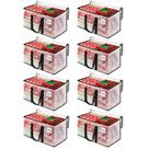 Sacos móveis BlissTotes, pacote com 8 unidades, armazenamento pesado, 125 L