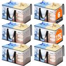 Sacos móveis Epictotes Extra Large 125 L, 6 pacotes transparentes