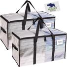 Sacos móveis Rugged Rhino Heavy Duty Extra Large 22,68 kg, pacote com 2 Sacos móveis Rugged Rhino Heavy Duty Extra Large 22,68 kg, pacote com 2