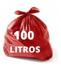 Sacos P/ Lixo Reciclável 100l Melhor Custo Beneficio 50 Un. Cor Vermelho