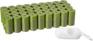 Sacos para cocô de cachorro Amazon Basics 540 Sacos com dispensador e clipe