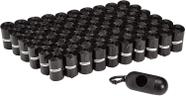 Sacos para cocô de cachorro Amazon Basics 600 unidades, 40 pacotes de 15, pretos Sacos para cocô de cachorro Amazon Basics 600 unidades, 40 pacotes de 15, pretos