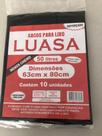 Sacos para lixo 50 l Luasa 10 pacote c/ 10 un.