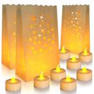 Sacos para luminárias ANZOME Flameless Tea Lights, 30 pacotes com LED