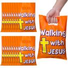 Sacos plásticos de guloseimas Panelee, 100 unidades, Walking with Jesus, 20x30 cm Sacos plásticos de guloseimas Panelee, 100 unidades, Walking with Jesus, 20x30 cm