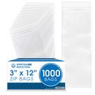 Sacos plásticos de poliéster Spartan Industrial 3x12cm 2 mil (1000)