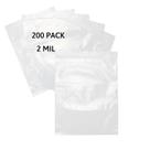 Sacos plásticos de polietileno 24 horas por dia, 7 dias por semana, sacos de 10 x 13 cm (200 unidades) 2 mil