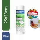 Sacos Plásticos Picotado para Alimentos Embale Carnes Verduras e Legumes com Facilidade 25x33cm c500