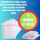 Sacos Protetores para Lavar Roupas Kit com 8 Unidades Resistentes Sacos Protetores para Lavar Roupas Kit com 8 Unidades Resistentes