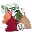 Sacos purificadores de ar de carvão vegetal de bambu CallaBurst 200g, pacote com 4