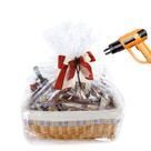 Sacos retráteis Morepack para cestas de presentes de 60 x 75 cm, PVC, pacote com 20