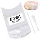 Sacos retráteis para aves PPXHFV (50 unidades 33x45 cm) com zíper e palha