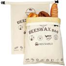 Sacos Reutilizáveis para Pão SnailBread XL 33 x 43 cm, 2 Unidades