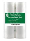 Sacos seladores a vácuo Rolls O2frepak 11x50cm, pacote com 2 (total de 30 m)