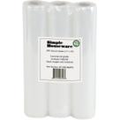 Sacos seladores a vácuo Simple Houseware, pacote com 3 m x 3,35 m