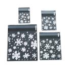 Sacos Transparentes Autoadesivos Em Forma De Floco De Neve 100pcs Para Armazenamento De Doces E