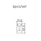 Saddles Ponte Niquelado (6 Unidades) Gotoh S101 N