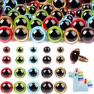 Safety Eyes MUCUNNIA 160 unidades para Amigurumi com lavadoras 10/12/16/18 mm