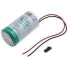 Saft LS33600 D Lítio 3.6v 17000mAh c/ Conector