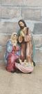 Sagrada Familia de Resina Decoração Natal 20cm Sagrada Familia de Resina Decoração Natal 20cm