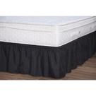 Saia Ajustável para Cama Box King Renata Preto - Enxovais Aquarela