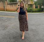 Saia Animal Print Tam. 44/46 Saia Animal Print Tam. 44/46
