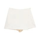 Saia Assimétrica Feminina Casual Chic Estilo Simples Shorts Básicos Femininos