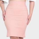 Saia básica social midi lápis moda feminina plus size secretária comissária de bordo Saia básica social midi lápis moda feminina plus size secretária comissária de bordo