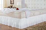 Saia Box Ajustável com Elástico para Cama Solteiro Saia Box Ajustável com Elástico para Cama Solteiro