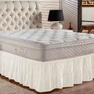 Saia Box Cama Casal e Queen com 1 Elástico Ajustável Babado 1 Peça