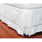 Saia Box Camesa Ponto Palito Casal 138x188x38cm Branco Saia Box Camesa Ponto Palito Casal 138x188x38cm Branco
