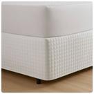 Saia Box Matelada Tamanho King 2,03m x 1,93cm Branco