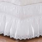 Saia Box Para Colchão Perolla Ultrassônica Casal Queen Branco